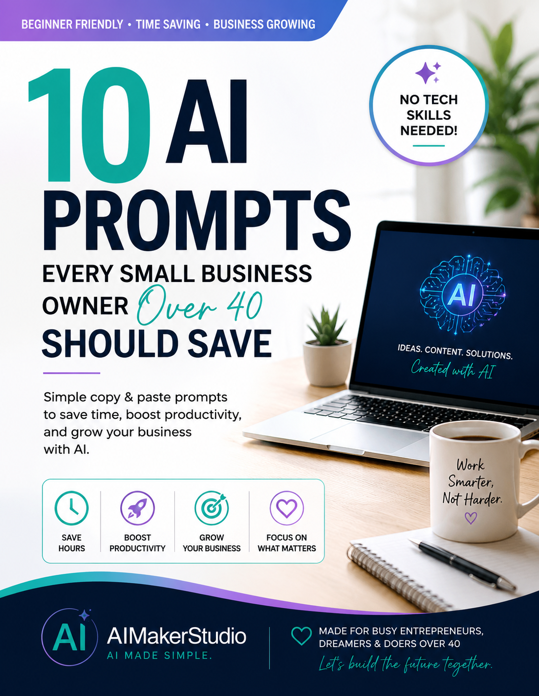 Free AI Prompt Pack for Small Business Owners Over 40