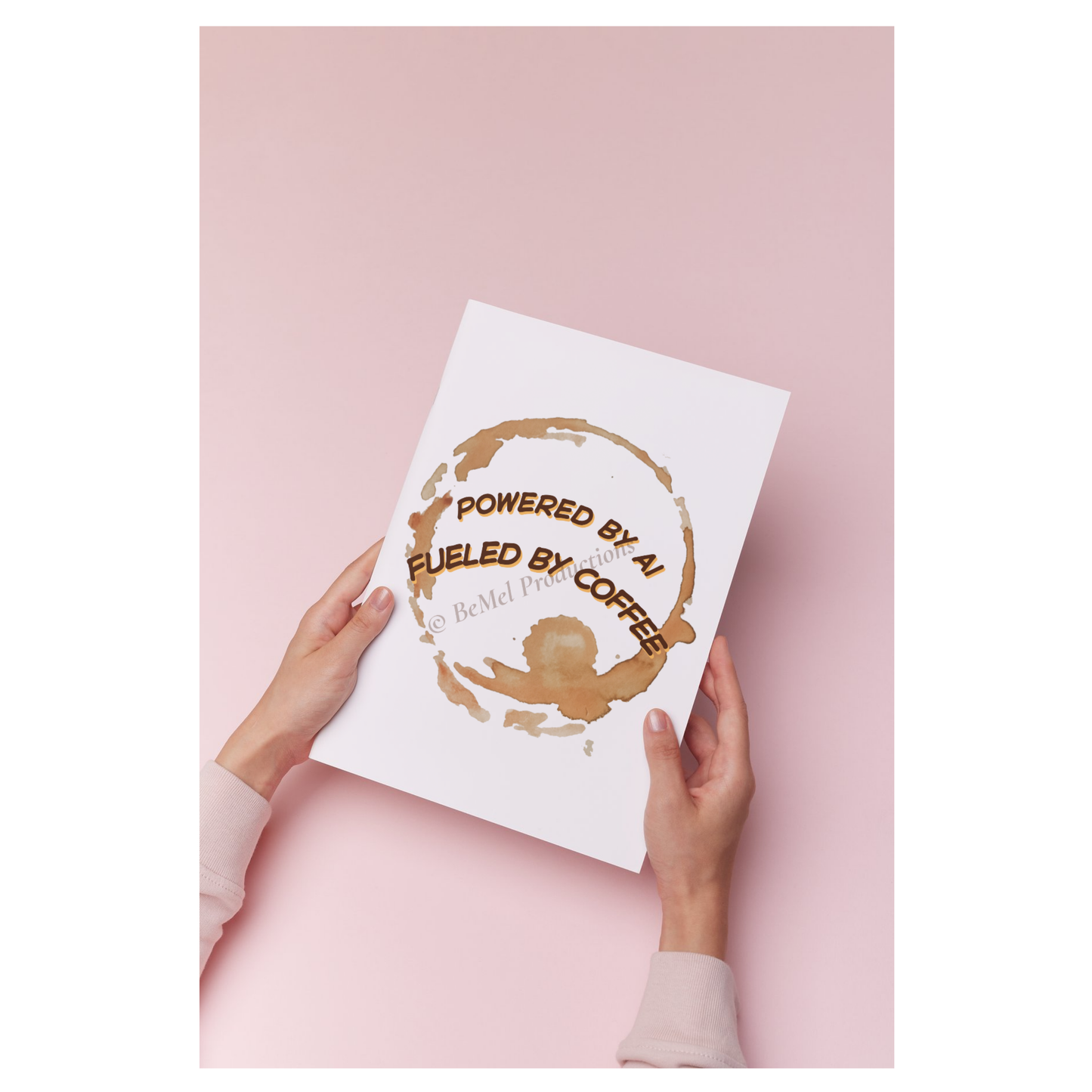 Powered by AI Fueled by Coffee SVG File - Tech Quote - Cricut Cut File